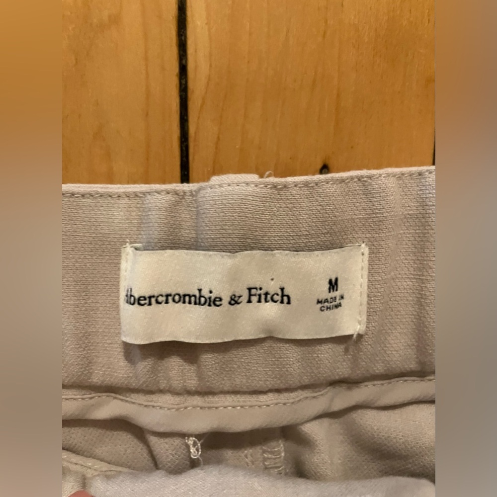 Abercrombie & Fitch Beige Wide-Leg Sloan Pants - Picture 4 of 13